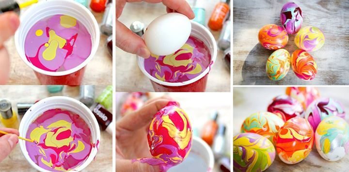 боядисване на великденски яйца