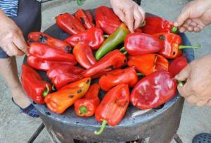 есенни ястия, печени чушки